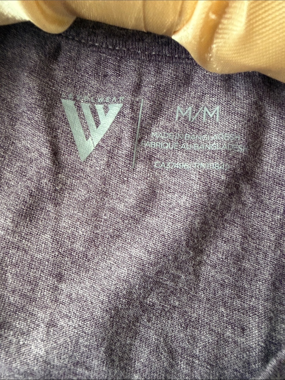 Mercedes-Benz V-Neck Logo Tee - Mint & Heather Purple M Med NWT - Picture 5 of 7